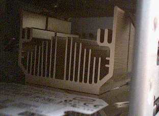 Rubber strip on the heatsink